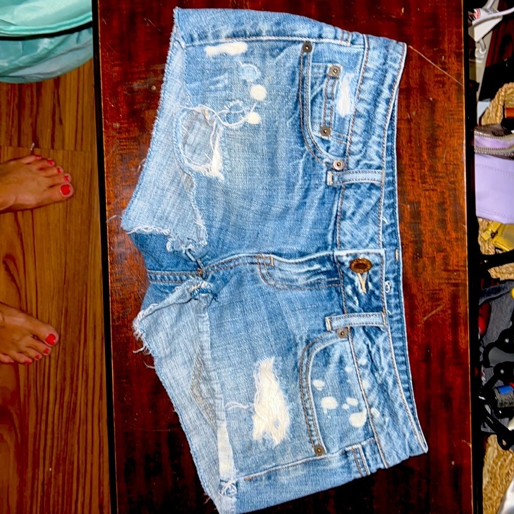 American eagle jean shorts